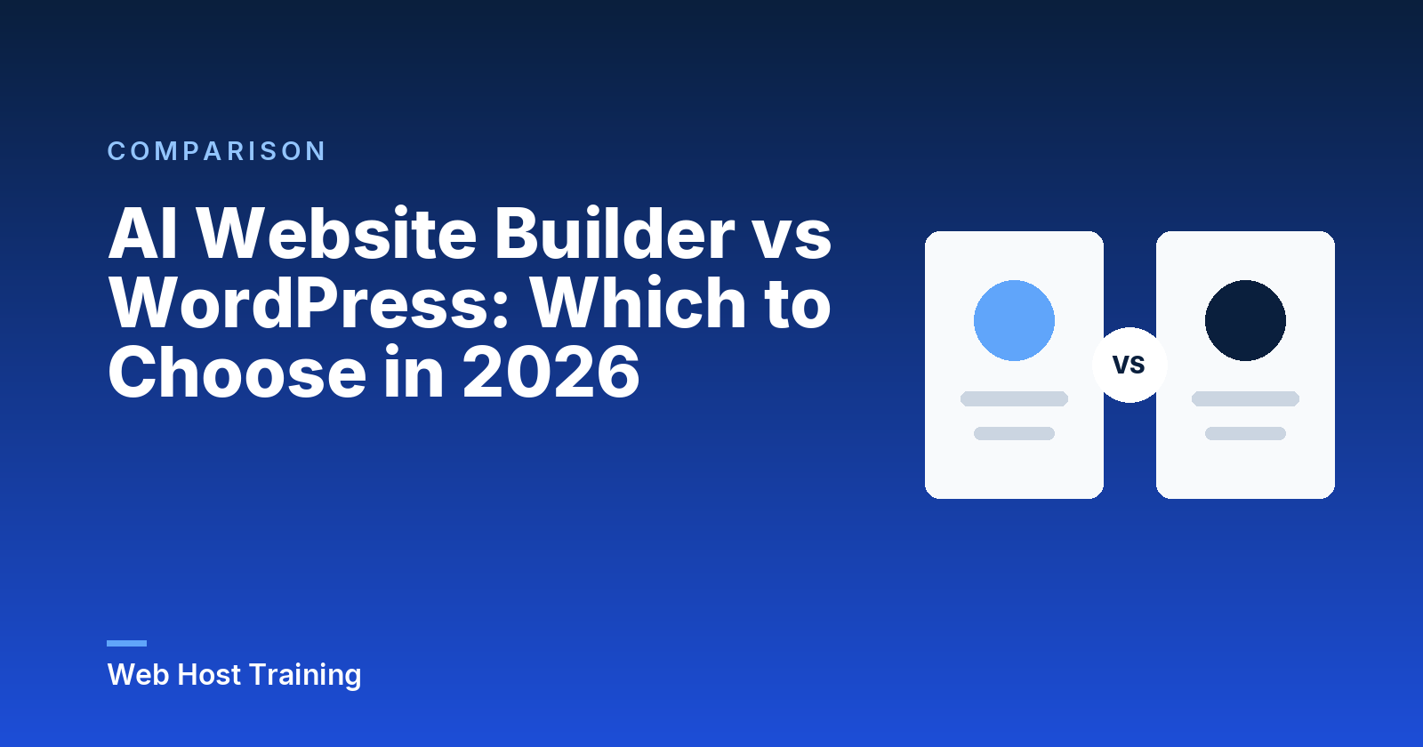 AI Website Builder vs WordPress: Which to Choose in 2026