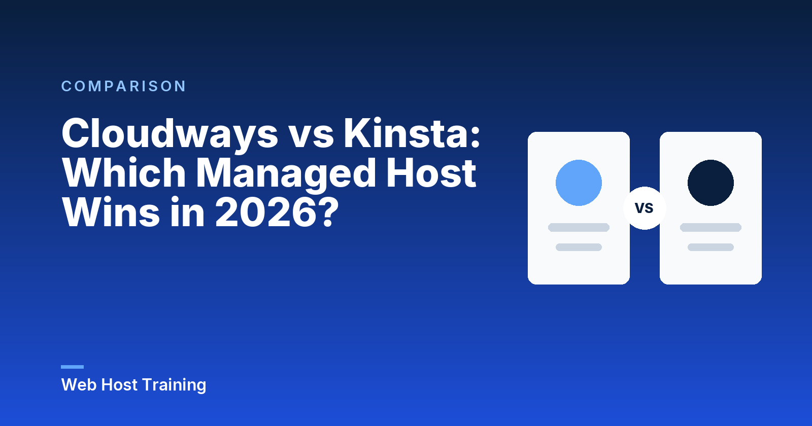 Cloudways vs Kinsta: Which Managed Host Wins in 2026?
