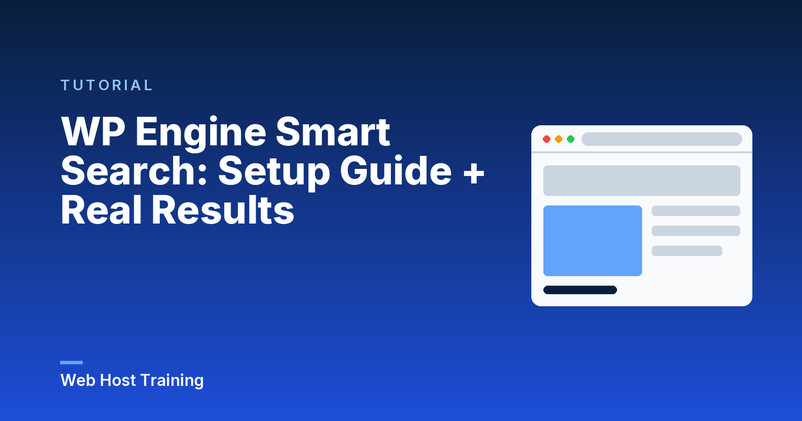 WP Engine Smart Search: Setup Guide + Real Results